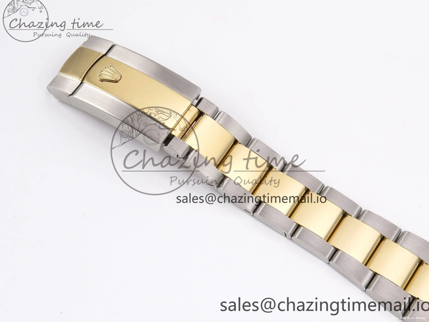 AAA Replica Watches Bracelet Thermal YG Best Edition Dial DateJust 41 Oyster 126333 EWEF SS on 976 YG Textured A 0104